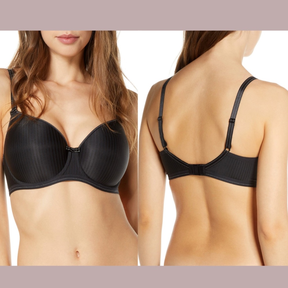 NWT Freya Idol Underwire Balconette Bra in Black‎ [ 36I US ]